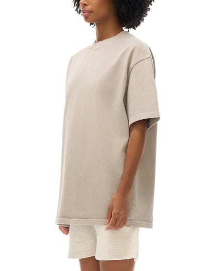 Flawed Gawd Nametag Heavyweight Vintage Washed Frayed T-Shirt