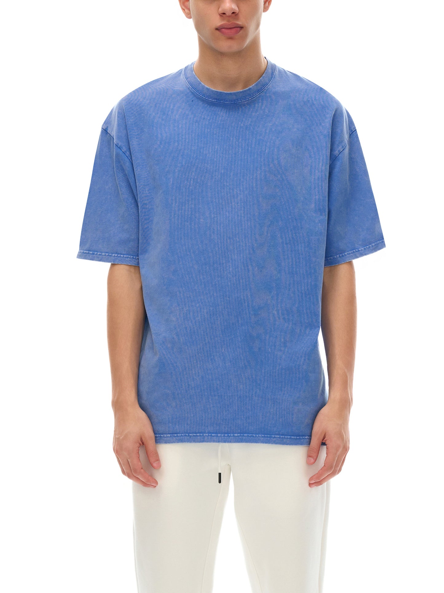 Burn It Down Snow Washed Oversized Cotton T-Shirt