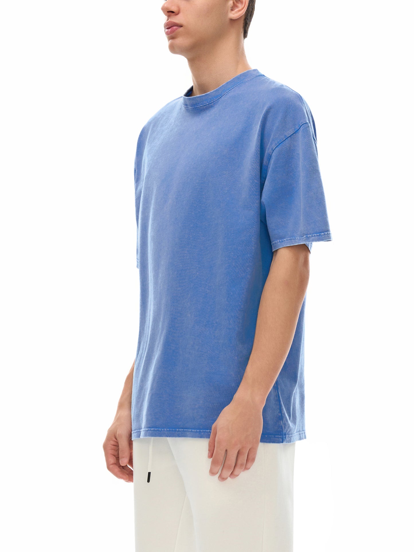 Burn It Down Snow Washed Oversized Cotton T-Shirt