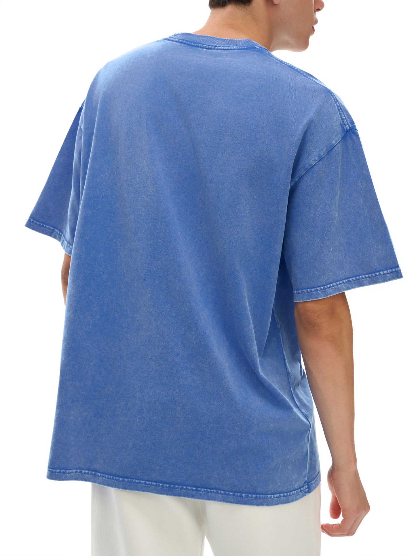 Burn It Down Snow Washed Oversized Cotton T-Shirt