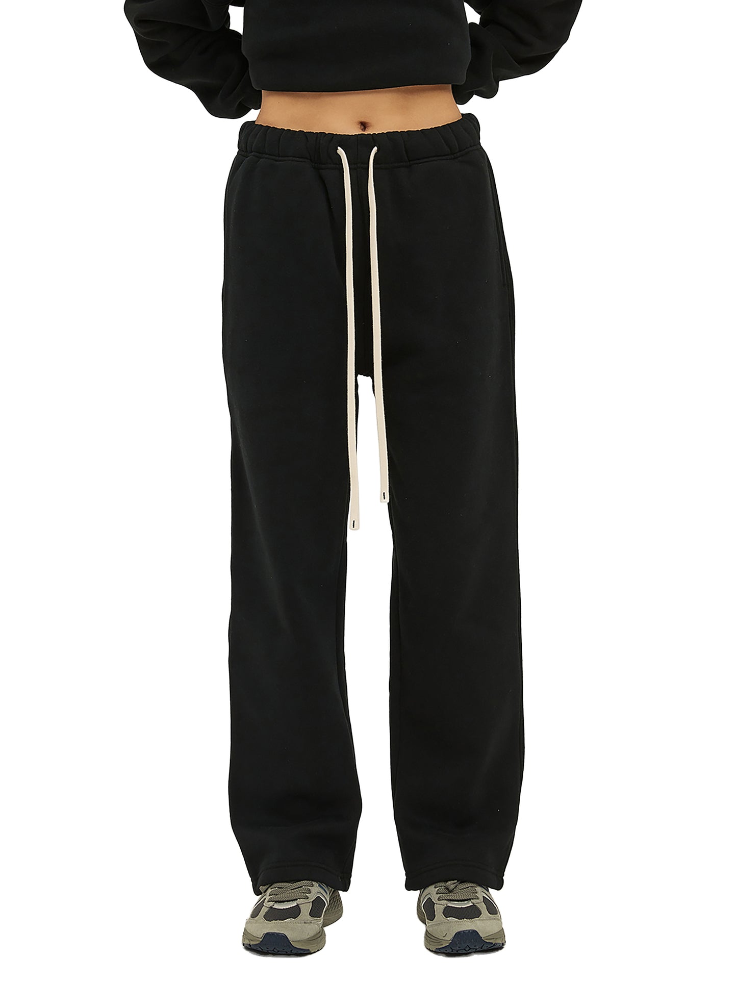 University Letterman Straight-Leg Pants