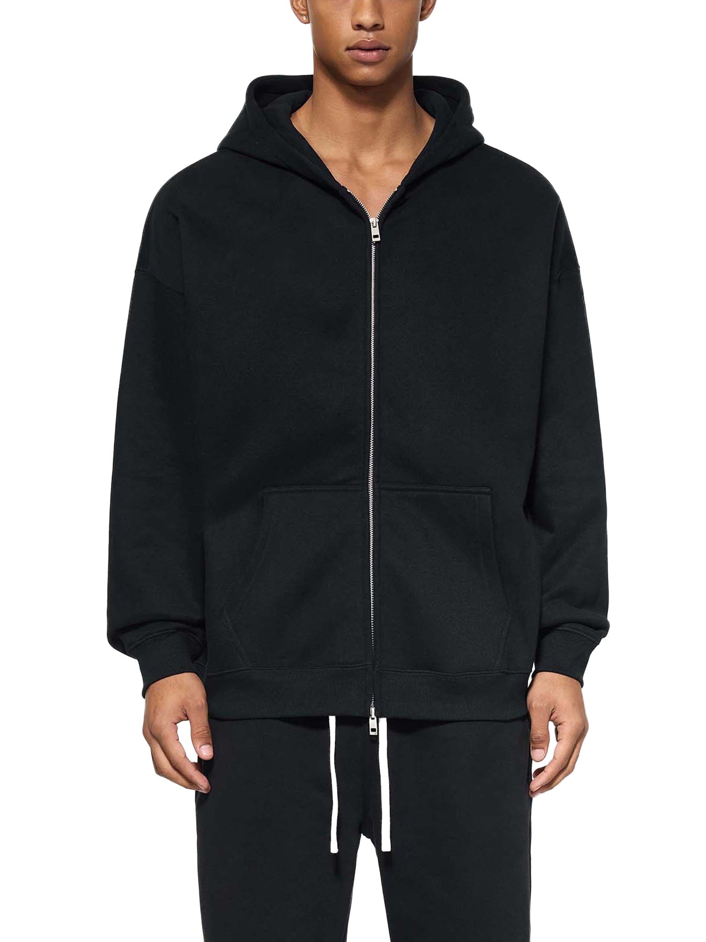 University Oversized Fleece Zip-Through Hoodie