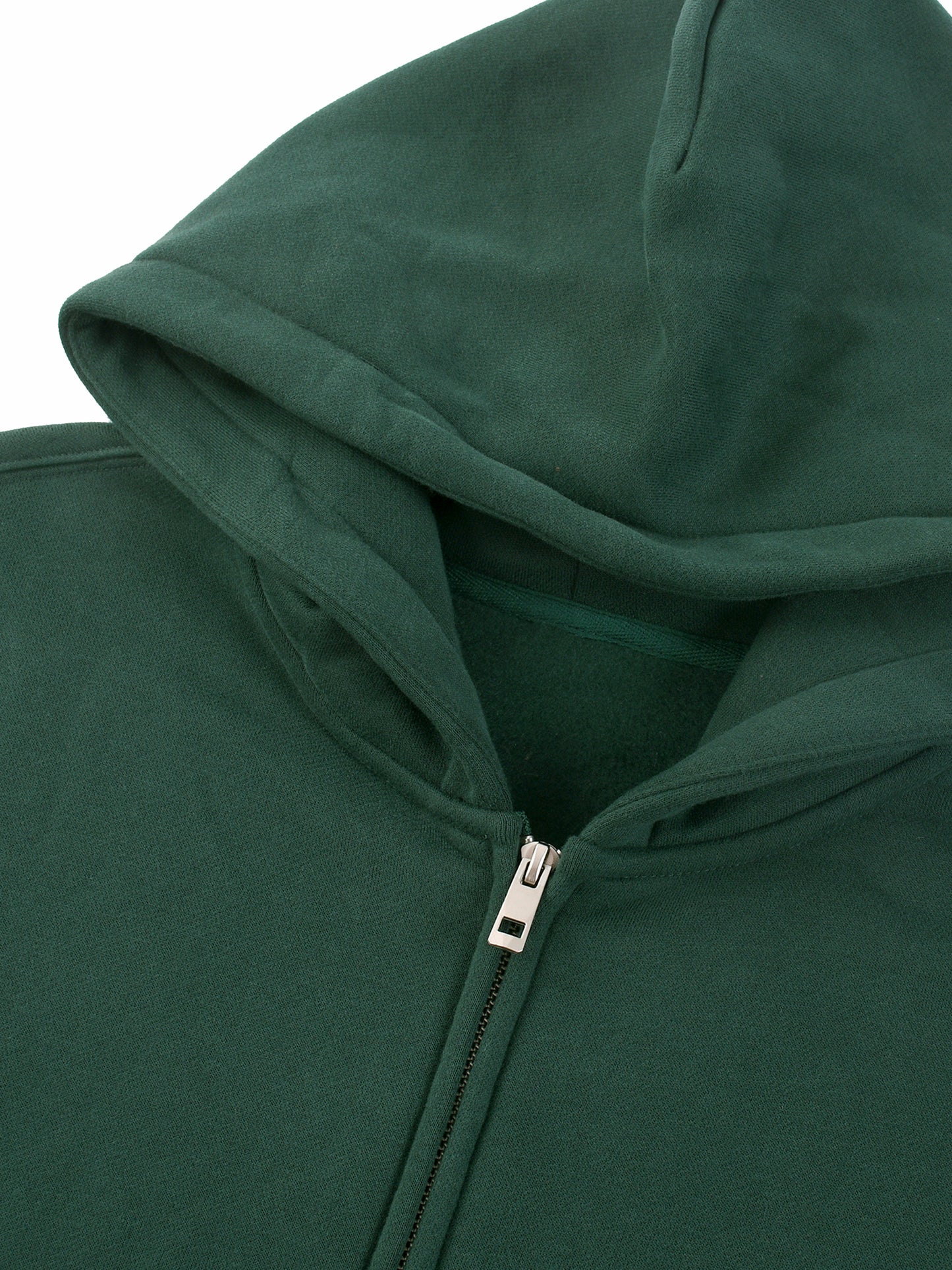 University Oversized Fleece Zip-Through Hoodie