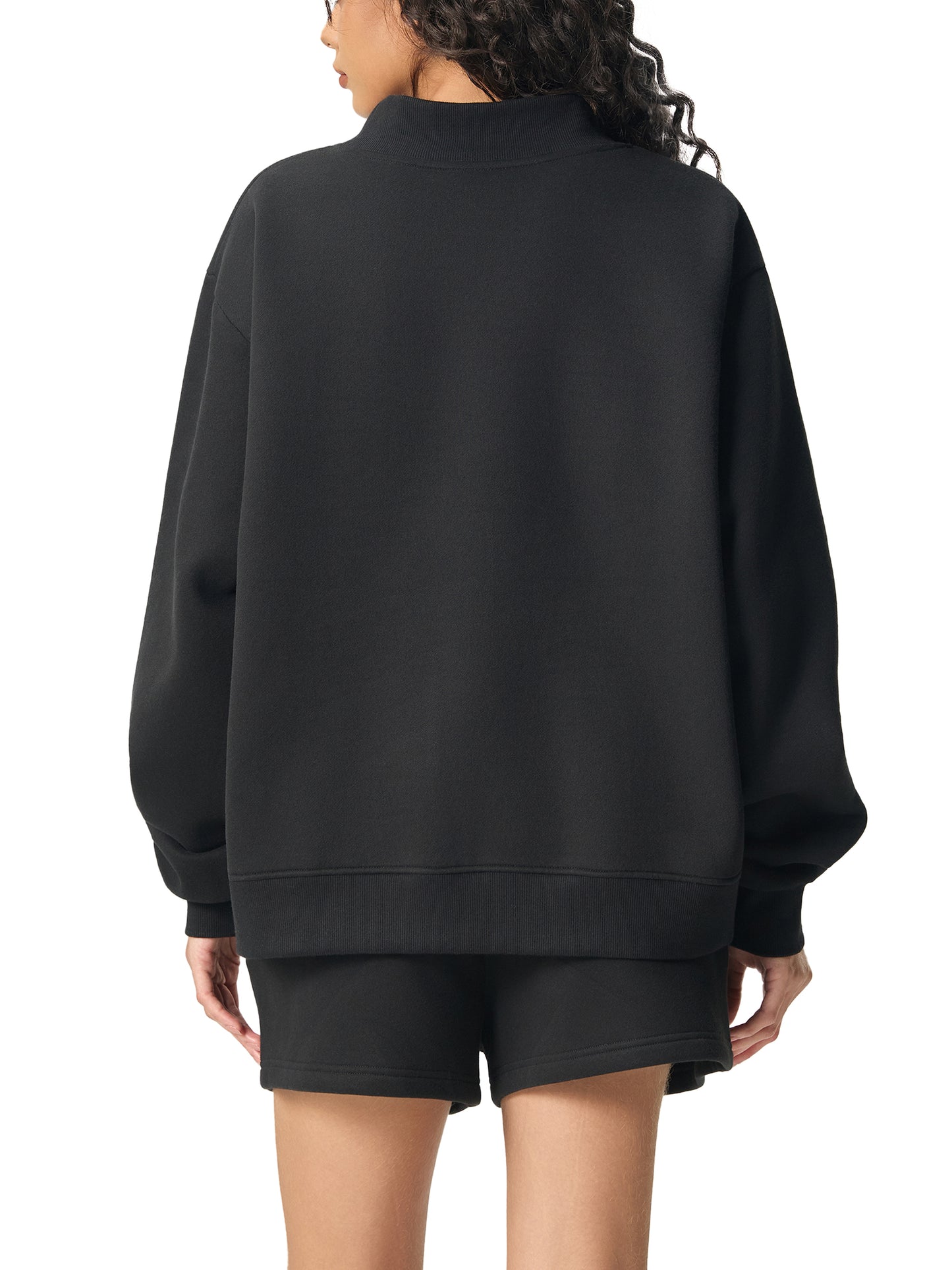 Women’s University Uniform Mock-Neck Crew Sweatshirt